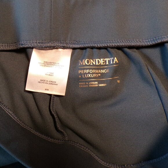 MONDETTA Ladies' Performance + Luxury Teal Stretch Pant Size - Medium - Picture 3 of 5